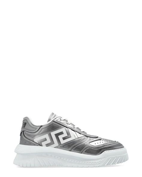 Versace Greca Odissea Lace Up Sneakers In White For Men Lyst