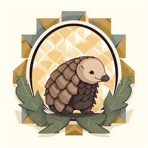 Premium AI Image | Animals Frame of Pangolin Adorable Armored Pangolin