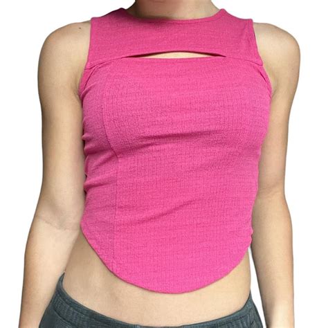 FREE SHIPPING Hot Pink TopShop Going Out Tank Super Depop