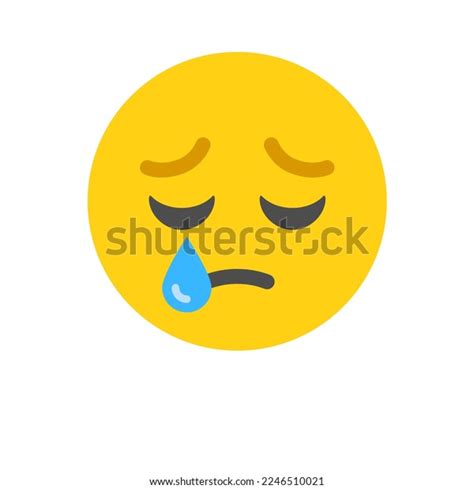 Sad Emoji Tear Stock Illustration 2246510021 | Shutterstock