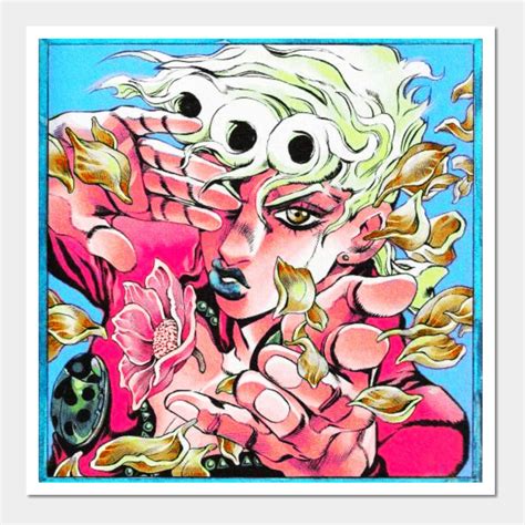 Giorno Giovanna Manga Panel Recolor - Jojo's Bizarre Adventure Art Print