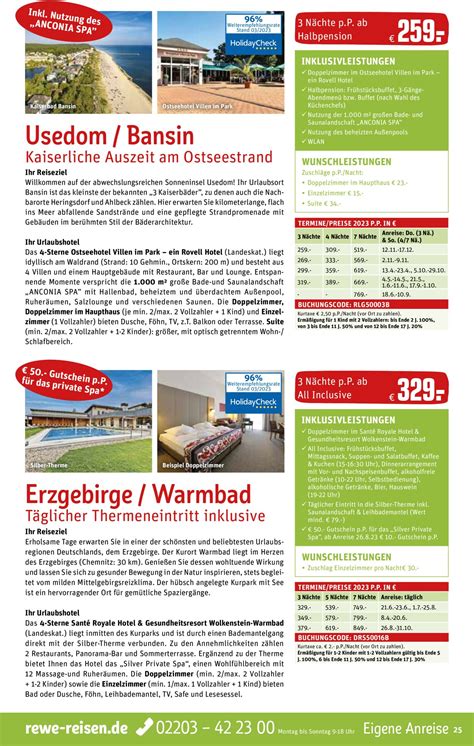 REWE Reisen Aktueller Prospekt 01 04 30 04 2023 25 Jedewoche