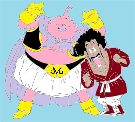 buu and Mr.satan by gohanlover21230 on DeviantArt