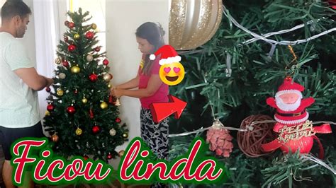 Montamos Nossa Rvore De Natal Ficou Linda Demais Youtube