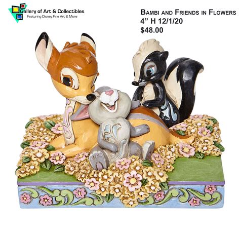 Bambi and Friends in Flowers | Gallery of Art & Collectibles