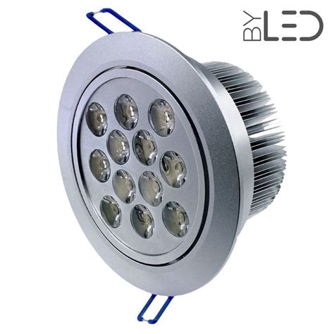 Spot LED encastable et dimmable en option, 12 Watts, 230V - ByLED.fr®