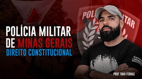 Concurso Pm Mg Soldado Direito Constitucional Youtube