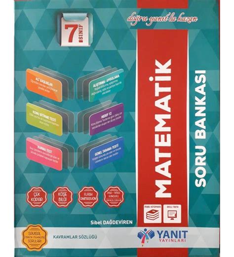 7 Sınıf Matematik Soru Bankası Yanıt Yayınları