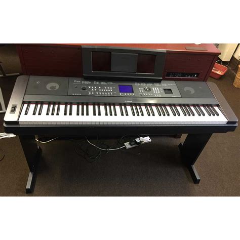 Yamaha Dgx Black Rosewood Portable Grand Piano Keyboard And Stand