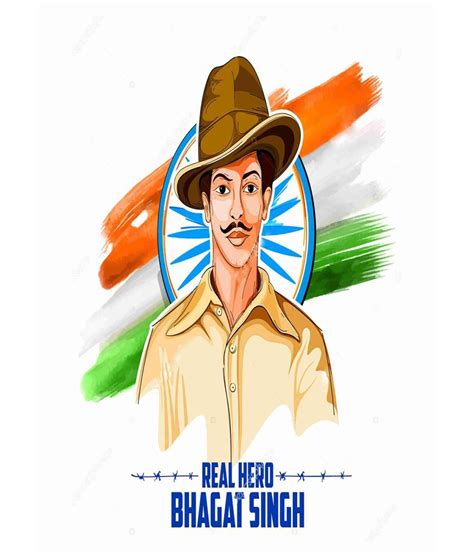 Bhagat Singh Wall Poster For Room M56 Buy Online At Best Price In