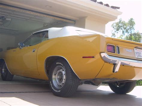 1971 Plymouth Barracuda Convertible With Unique Butterscotch Finish Classic Plymouth