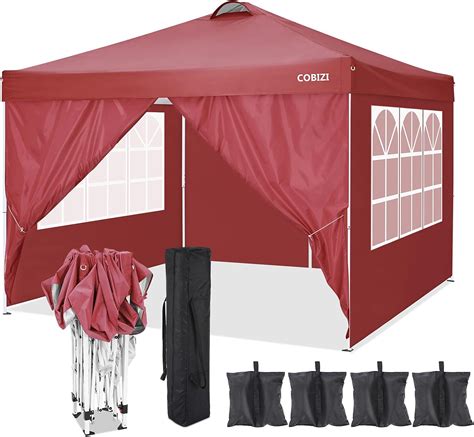 Amazon De COBIZI Pavillon 3x3 Wasserdicht Stabil Winterfest 3x3m Pop