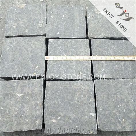 Cleft Finish Zhangpu Black Basalt Black Absolute Basalt Cobble Stone