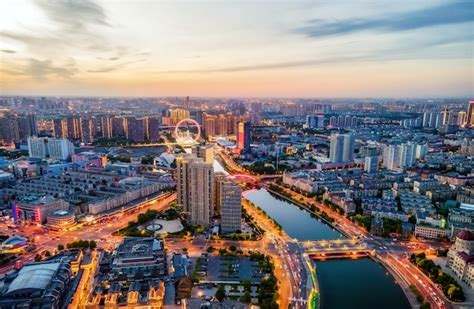 Premium Photo | Aerial photography of tianjin city building skyline ...