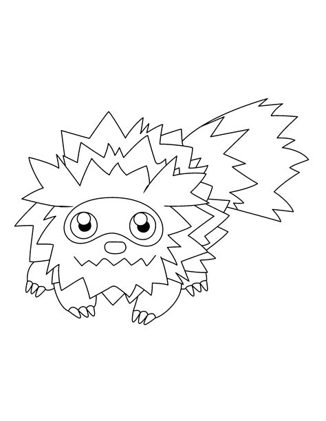 Coloriage Goupix Dalola Pokemon Imprimer