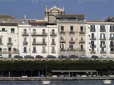 ortigia cityscape panorama from the sea 12012493 Stock Photo at Vecteezy