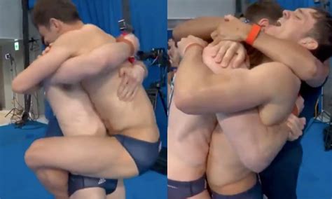 Heart Stopping Moment Tom Daley And Matty Lee Realise They Ve Struck