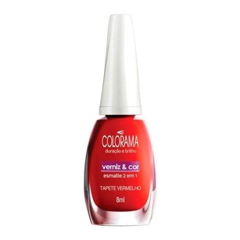 Esmalte Colorama Cremoso Tapete Vermelho Verniz Busca Na Droga Nossa