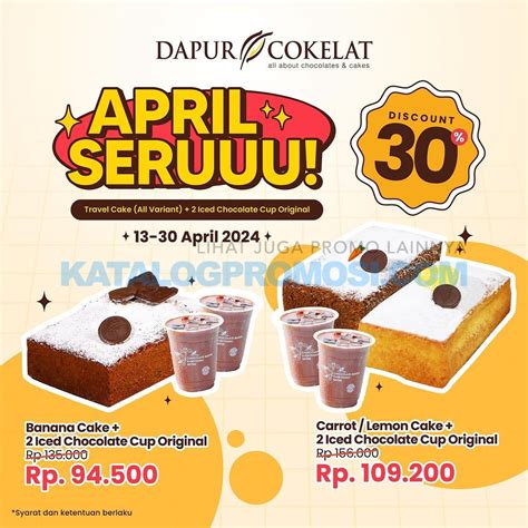 Promo Dapur Cokelat AGUSTUS 2024 Terbaru Hari Ini