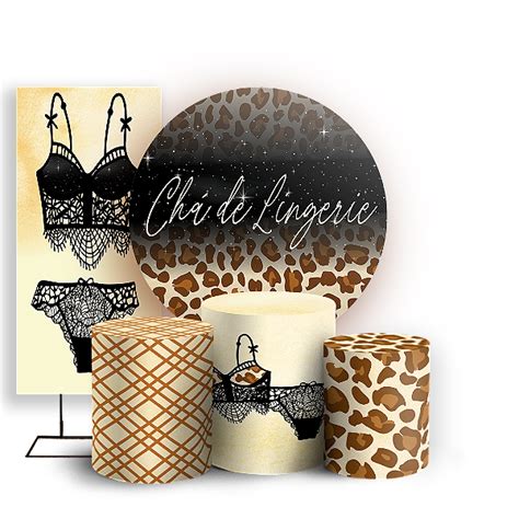 Kit Redondo Trio E Faixa Cha De Lingerie Sublimado D Sublistamps Sublima O