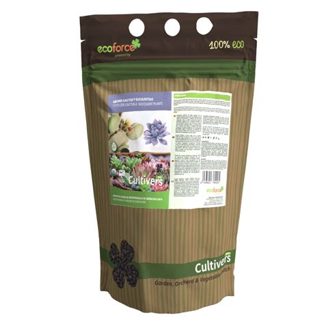 Cultivers Ecoforce Adubo Especial Para Cactos E Suculentas 250g Open