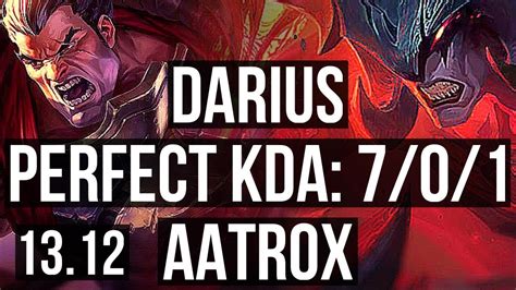 Darius Vs Aatrox Top 7 0 1 2 2m Mastery 700 Games Godlike Na