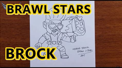 Brawl Stars Karakter Çİzİmİ Brock Kolay Resİm Çİzme Youtube