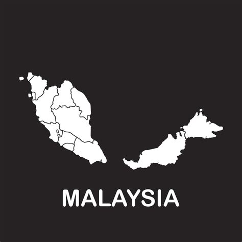 Premium Vector Malaysia Map Icon Vector