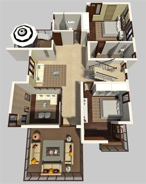 - 3D Buildings - Floor Plan