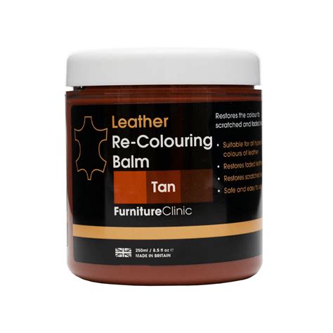 Leather Recolouring Balm 250ml Recolourrestore Leather Sofa Chair