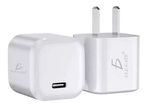 Pd W Adaptador De Corriente Port Til Cargador Usb Tipo C Color Blanco