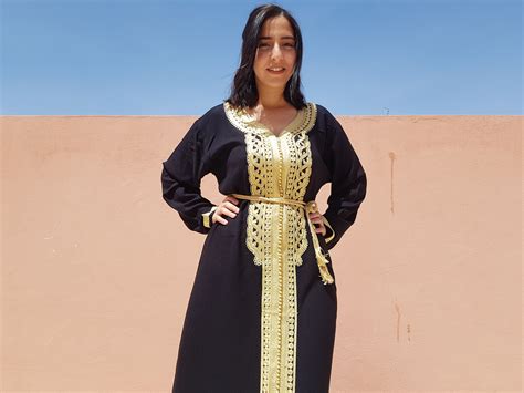 Beautiful Moroccan Black Kaftan For Women