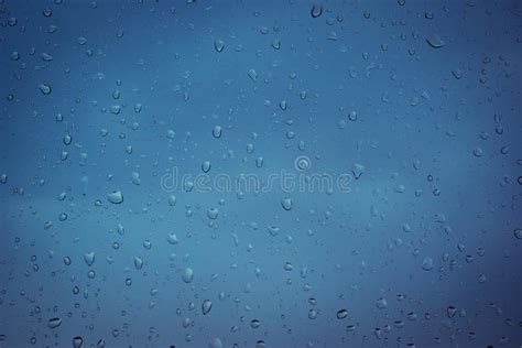 Glass With Rain Drops Stock Image Image Of Nature Outdoors 53024263