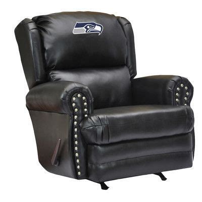 Imperial NFL Coach Leather Recliner NFL Team Seattle Seahawks