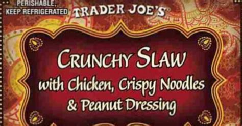 Recall Alert Health Alert Issued For Trader Joes Crunchy Slaw With Chicken Trending