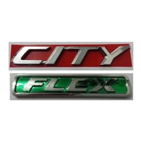 Emblemas Letreiro City Flex Porta Mala Honda Ano Modelo A