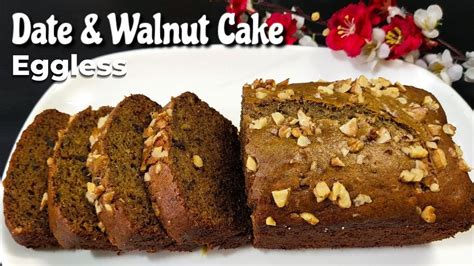 Date Walnut Cake Recipe Without Eggs Easy Eggless Date Walnut