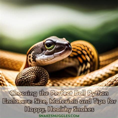 Choosing the Right Ball Python Enclosure: a Comprehensive Guide