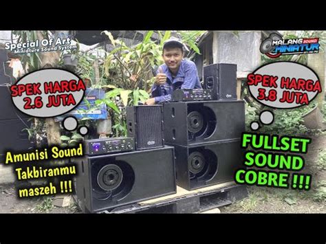 Fullset Miniatur Sound Rumahan Minimalis Subwoofer 10in Ashley