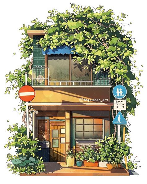 The Most Charming Facades Created Digitally By Artist Angela Hao