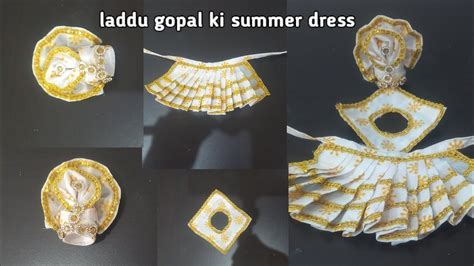 Laddu Gopal Summer Dress How To Make Laddu Gopal Dress 2 3 No