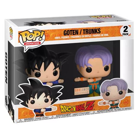 Funko Pop Animation Dragon Ball Z Goten Trunks 2 Pack Exclusivo