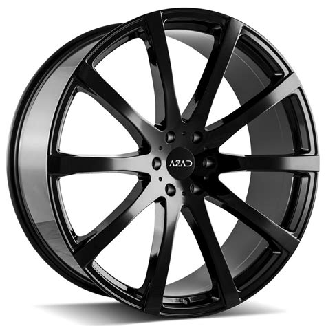 Azad Wheels Az Gloss Black Rims Az