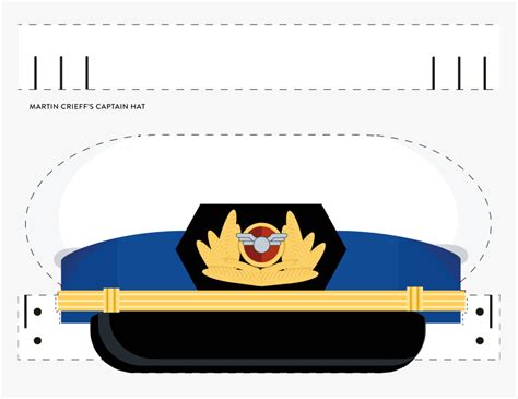 Printable Captain Hat Template