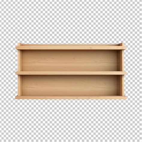 Premium Psd Wooden Shelves With Books