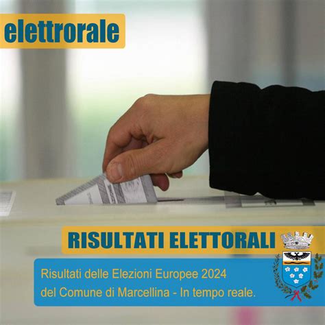 Risultati Elettorali Europee 2024 Affluenza Definitiva Marcellina