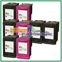 HP 61XL Compatible ink Cartridges - 8 Piece Combo-HP61XLSET-