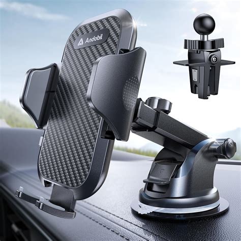 Andobil Car Phone Holder More Stable Never Wobble 3 In 1 Mobile