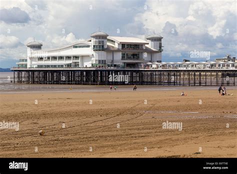 Weston Super Mare Pier Beach Stock Photo - Alamy