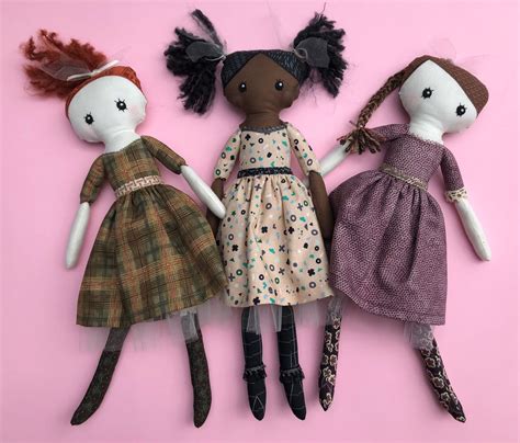 Cloth Doll Rag Doll Sewing Pattern Gabriella Etsy